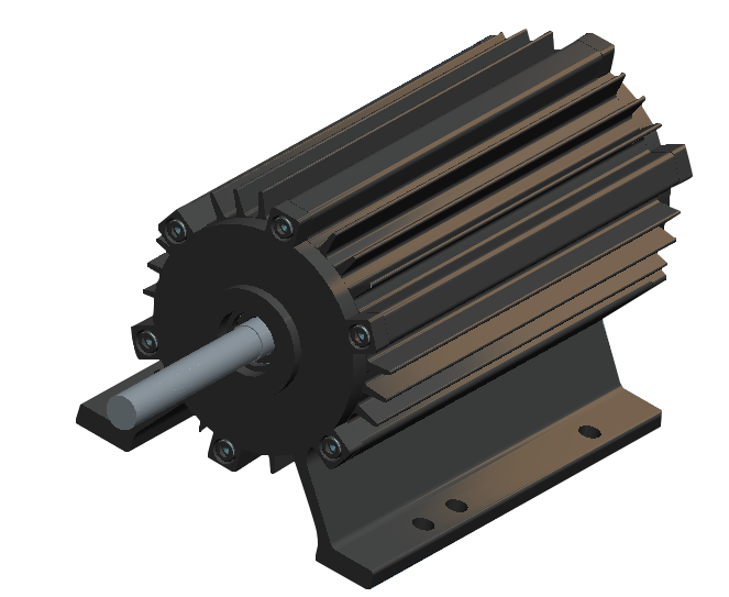 BL130 130 mm promjera industrijski teški motori puhala 230VAC 2kW motor